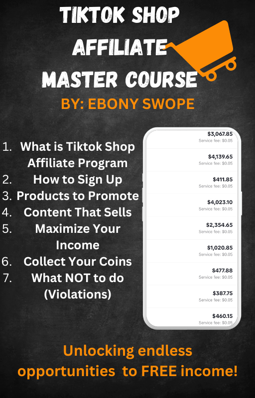 TIKTOK SHOP AFFILIATE MASTER COURSE