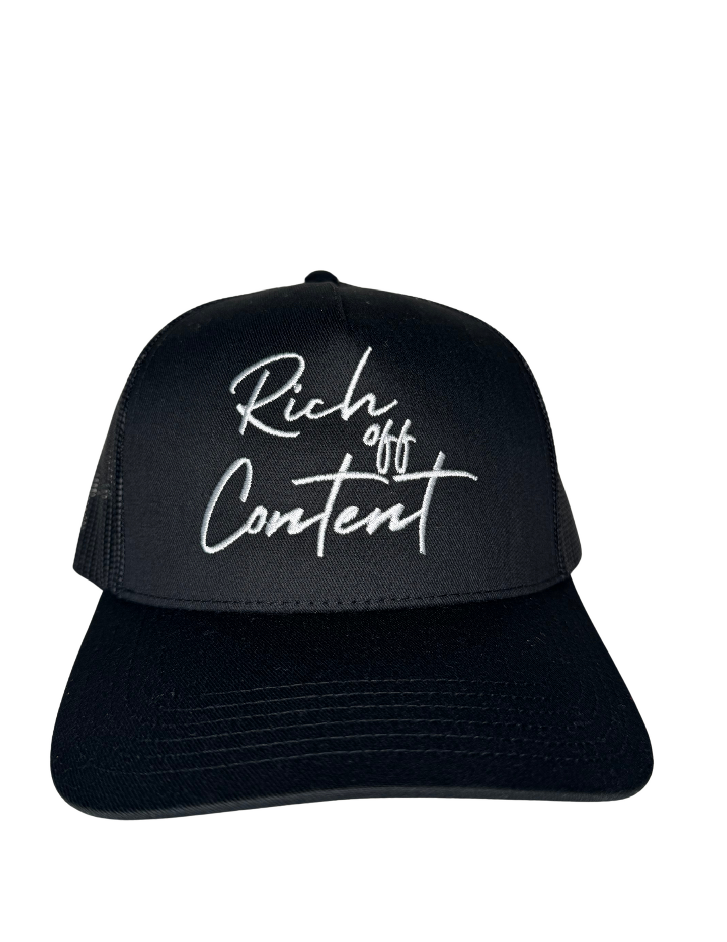 RICH OFF CONTENT TRUCKER HAT